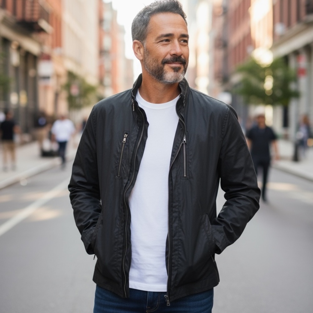 John Varvatos Black Jacket